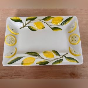 🍋🍋 Italian 3D Lemons Serving Dish